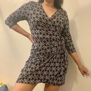 Mini wrap dress